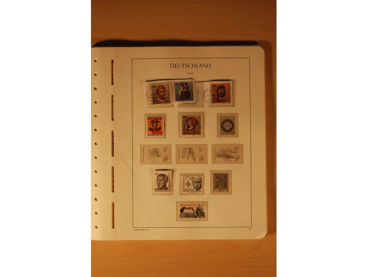 1946/91, ungebrauchte/postfrische und gestempelte Sammlung, dabei Bund und Berlin vielfach mit den frühen Ausgaben, dazu bess