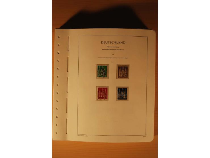 1946/91, ungebrauchte/postfrische und gestempelte Sammlung, dabei Bund und Berlin vielfach mit den frühen Ausgaben, dazu bess