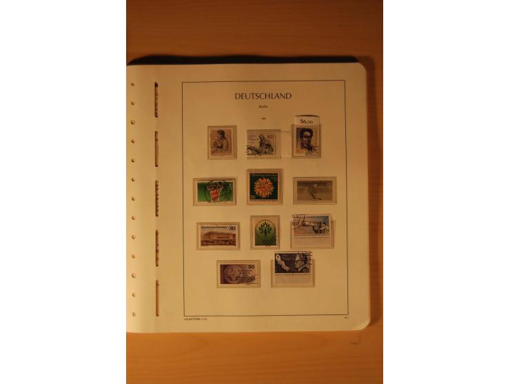 1946/91, ungebrauchte/postfrische und gestempelte Sammlung, dabei Bund und Berlin vielfach mit den frühen Ausgaben, dazu bess
