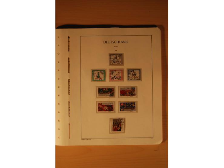 1946/91, ungebrauchte/postfrische und gestempelte Sammlung, dabei Bund und Berlin vielfach mit den frühen Ausgaben, dazu bess