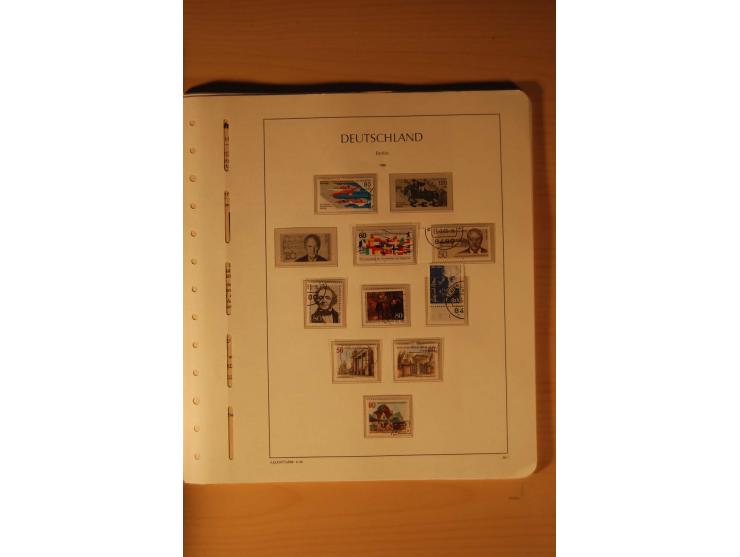 1946/91, ungebrauchte/postfrische und gestempelte Sammlung, dabei Bund und Berlin vielfach mit den frühen Ausgaben, dazu bess