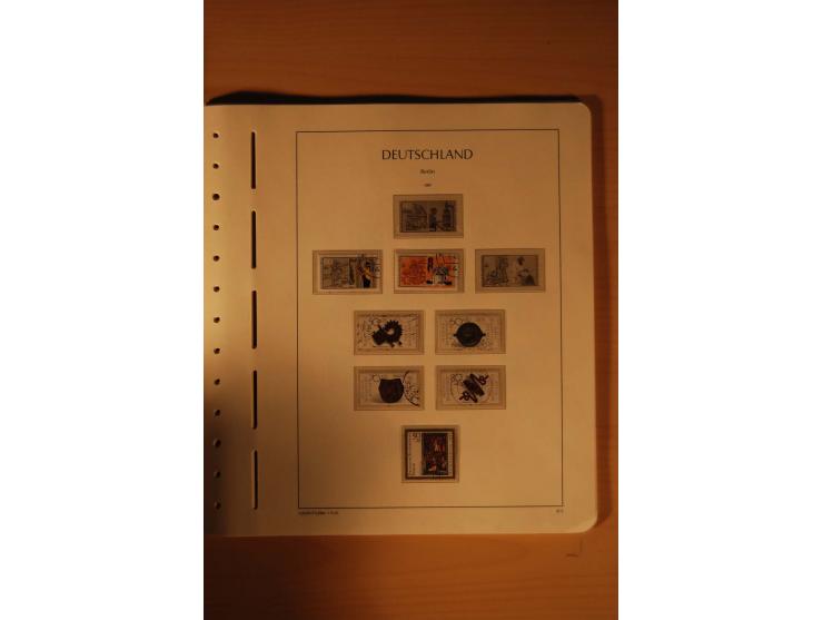 1946/91, ungebrauchte/postfrische und gestempelte Sammlung, dabei Bund und Berlin vielfach mit den frühen Ausgaben, dazu bess