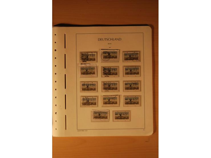 1946/91, ungebrauchte/postfrische und gestempelte Sammlung, dabei Bund und Berlin vielfach mit den frühen Ausgaben, dazu bess