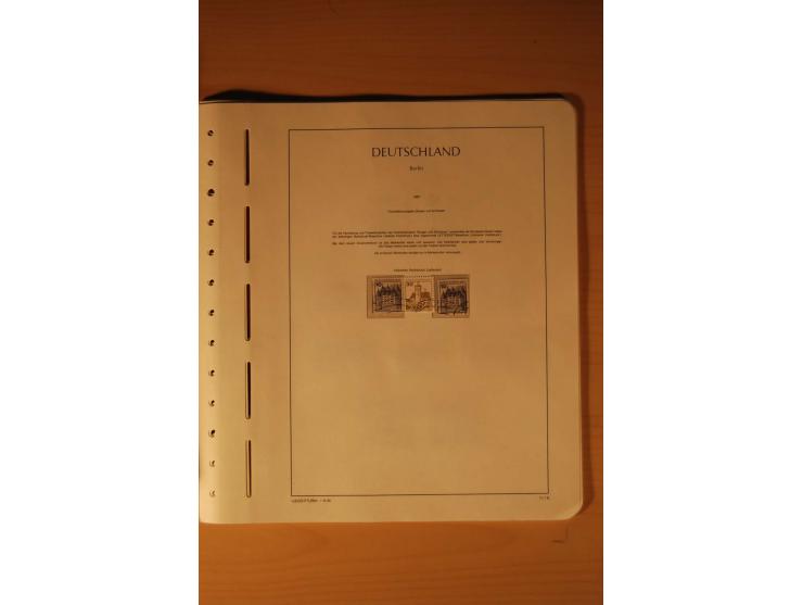 1946/91, ungebrauchte/postfrische und gestempelte Sammlung, dabei Bund und Berlin vielfach mit den frühen Ausgaben, dazu bess
