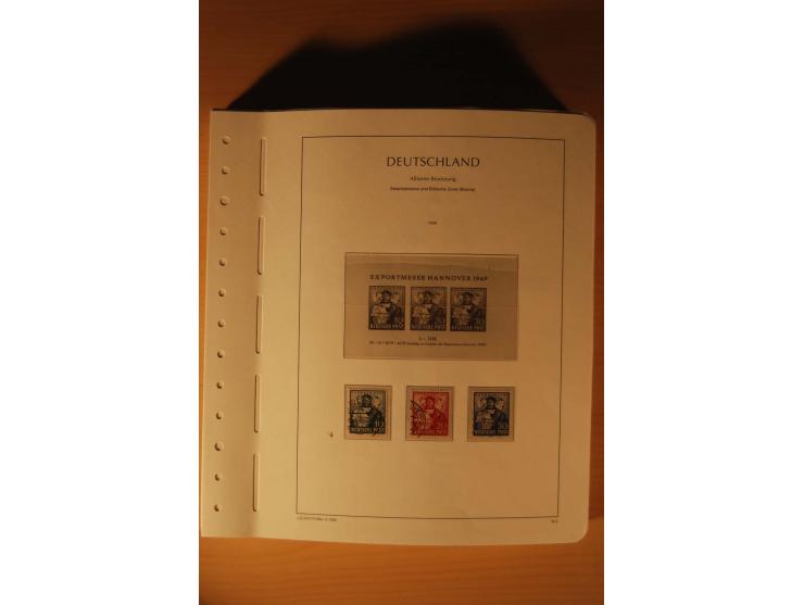 1946/91, ungebrauchte/postfrische und gestempelte Sammlung, dabei Bund und Berlin vielfach mit den frühen Ausgaben, dazu bess