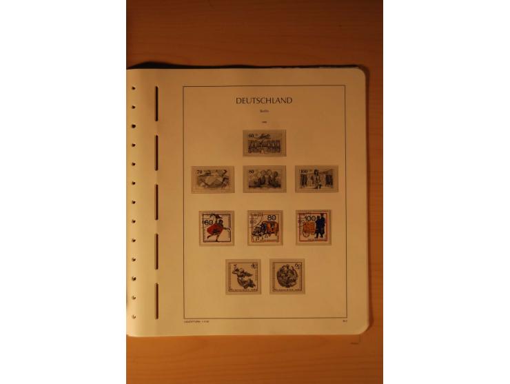 1946/91, ungebrauchte/postfrische und gestempelte Sammlung, dabei Bund und Berlin vielfach mit den frühen Ausgaben, dazu bess
