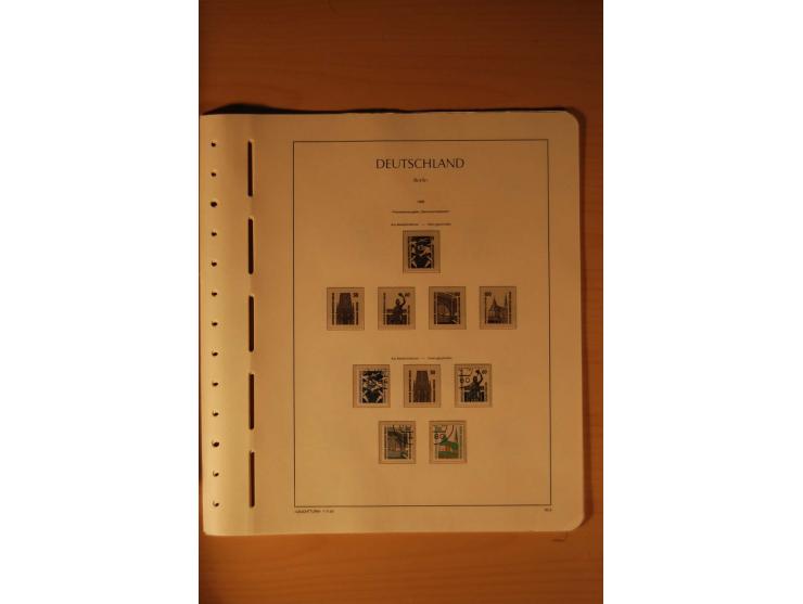 1946/91, ungebrauchte/postfrische und gestempelte Sammlung, dabei Bund und Berlin vielfach mit den frühen Ausgaben, dazu bess