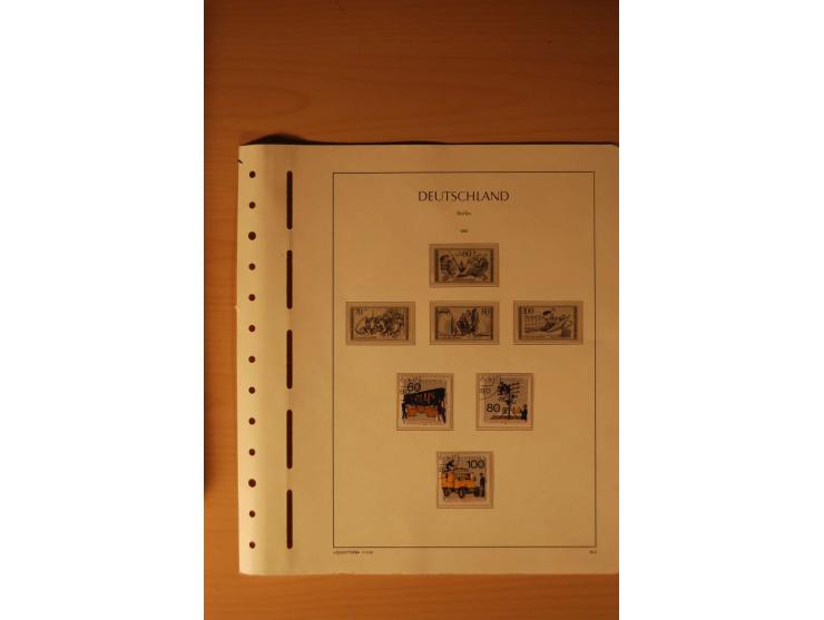 1946/91, ungebrauchte/postfrische und gestempelte Sammlung, dabei Bund und Berlin vielfach mit den frühen Ausgaben, dazu bess