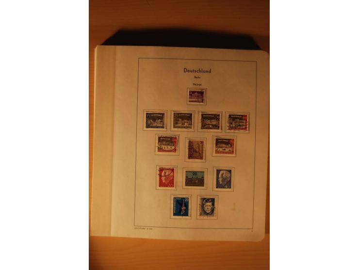 1946/91, ungebrauchte/postfrische und gestempelte Sammlung, dabei Bund und Berlin vielfach mit den frühen Ausgaben, dazu bess