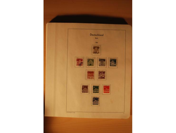 1946/91, ungebrauchte/postfrische und gestempelte Sammlung, dabei Bund und Berlin vielfach mit den frühen Ausgaben, dazu bess