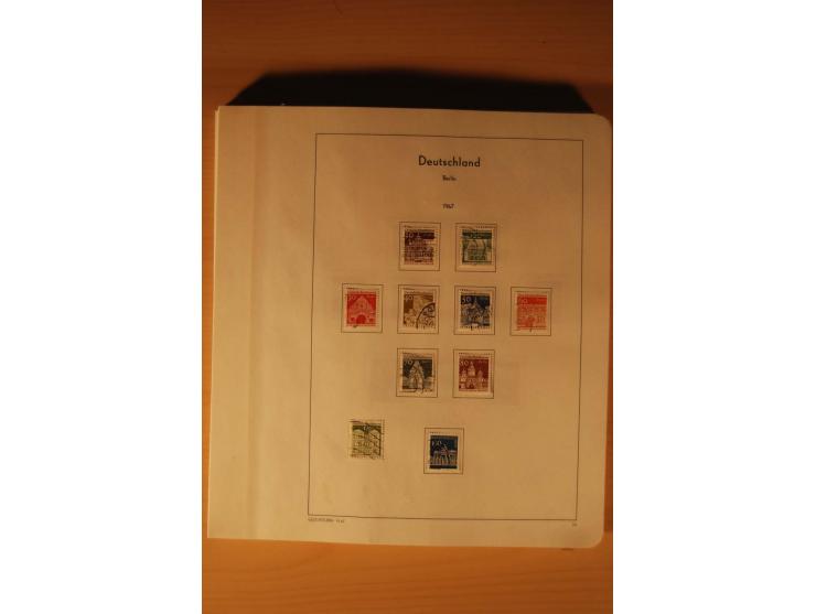 1946/91, ungebrauchte/postfrische und gestempelte Sammlung, dabei Bund und Berlin vielfach mit den frühen Ausgaben, dazu bess