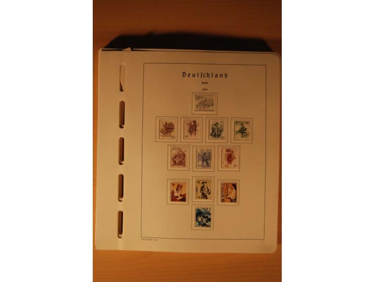 1946/91, ungebrauchte/postfrische und gestempelte Sammlung, dabei Bund und Berlin vielfach mit den frühen Ausgaben, dazu bess