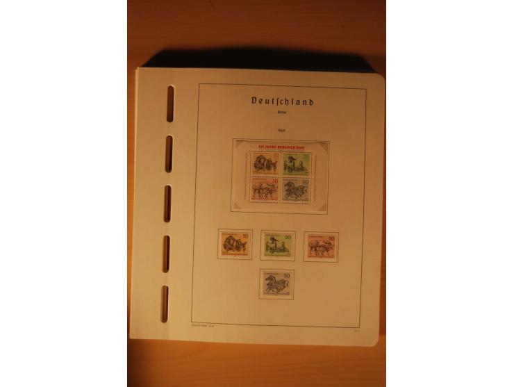 1946/91, ungebrauchte/postfrische und gestempelte Sammlung, dabei Bund und Berlin vielfach mit den frühen Ausgaben, dazu bess