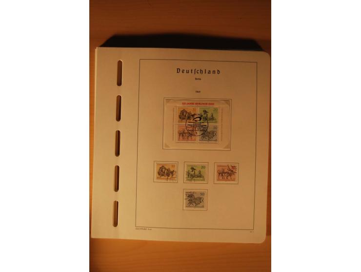 1946/91, ungebrauchte/postfrische und gestempelte Sammlung, dabei Bund und Berlin vielfach mit den frühen Ausgaben, dazu bess