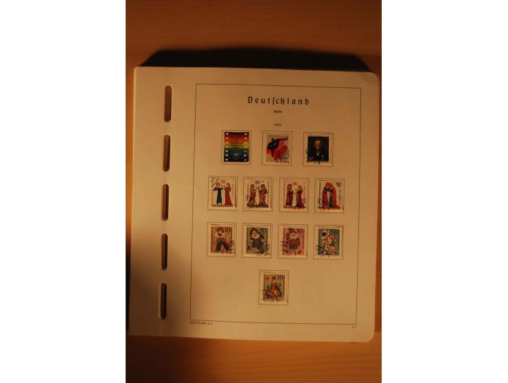 1946/91, ungebrauchte/postfrische und gestempelte Sammlung, dabei Bund und Berlin vielfach mit den frühen Ausgaben, dazu bess