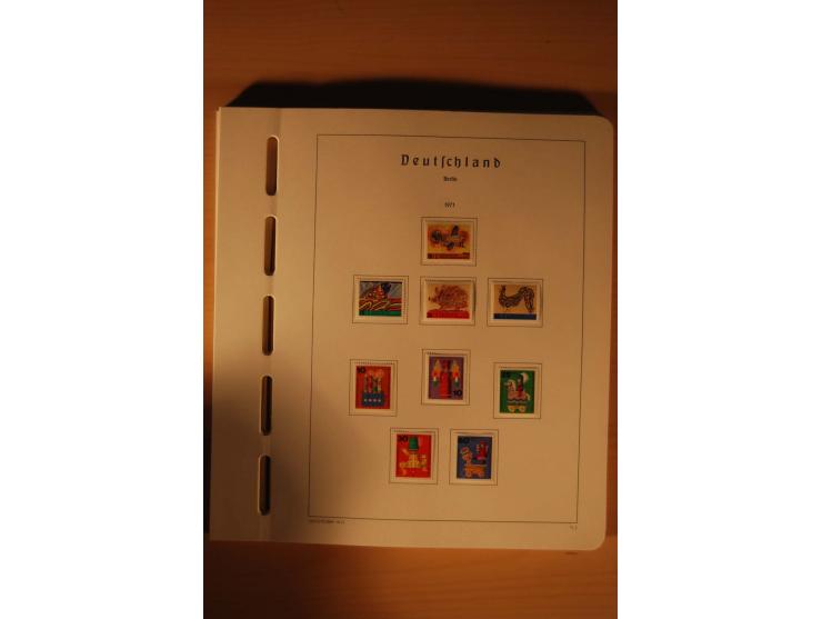 1946/91, ungebrauchte/postfrische und gestempelte Sammlung, dabei Bund und Berlin vielfach mit den frühen Ausgaben, dazu bess