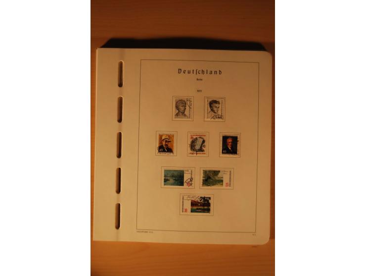 1946/91, ungebrauchte/postfrische und gestempelte Sammlung, dabei Bund und Berlin vielfach mit den frühen Ausgaben, dazu bess