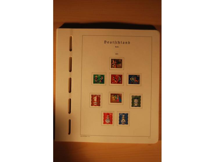 1946/91, ungebrauchte/postfrische und gestempelte Sammlung, dabei Bund und Berlin vielfach mit den frühen Ausgaben, dazu bess