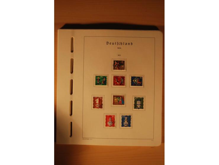 1946/91, ungebrauchte/postfrische und gestempelte Sammlung, dabei Bund und Berlin vielfach mit den frühen Ausgaben, dazu bess