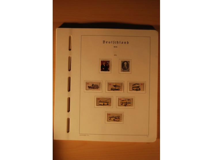1946/91, ungebrauchte/postfrische und gestempelte Sammlung, dabei Bund und Berlin vielfach mit den frühen Ausgaben, dazu bess