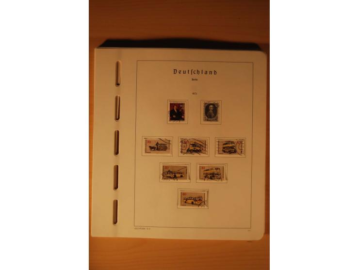 1946/91, ungebrauchte/postfrische und gestempelte Sammlung, dabei Bund und Berlin vielfach mit den frühen Ausgaben, dazu bess