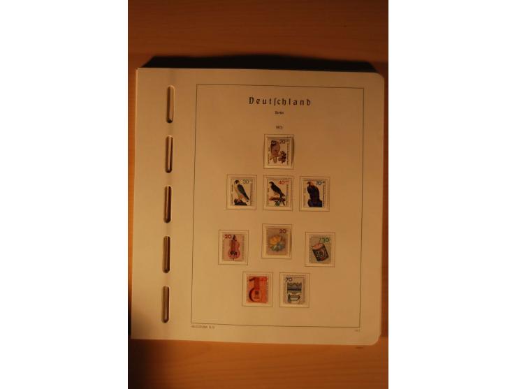 1946/91, ungebrauchte/postfrische und gestempelte Sammlung, dabei Bund und Berlin vielfach mit den frühen Ausgaben, dazu bess