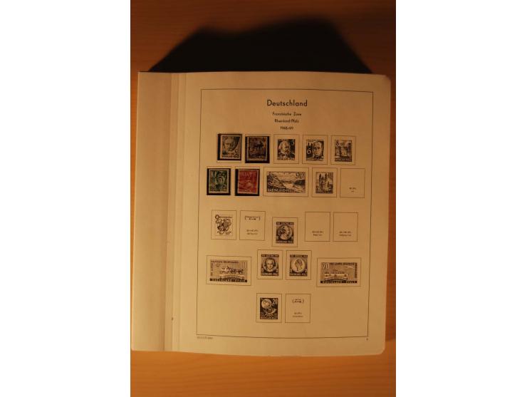 1946/91, ungebrauchte/postfrische und gestempelte Sammlung, dabei Bund und Berlin vielfach mit den frühen Ausgaben, dazu bess