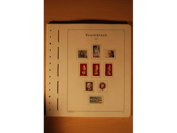 1946/91, ungebrauchte/postfrische und gestempelte Sammlung, dabei Bund und Berlin vielfach mit den frühen Ausgaben, dazu bess