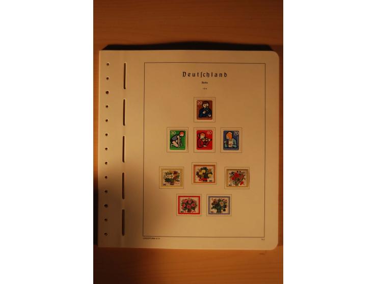 1946/91, ungebrauchte/postfrische und gestempelte Sammlung, dabei Bund und Berlin vielfach mit den frühen Ausgaben, dazu bess