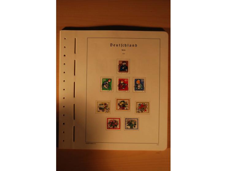 1946/91, ungebrauchte/postfrische und gestempelte Sammlung, dabei Bund und Berlin vielfach mit den frühen Ausgaben, dazu bess