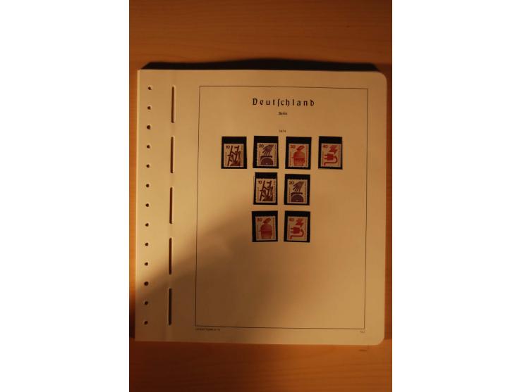 1946/91, ungebrauchte/postfrische und gestempelte Sammlung, dabei Bund und Berlin vielfach mit den frühen Ausgaben, dazu bess