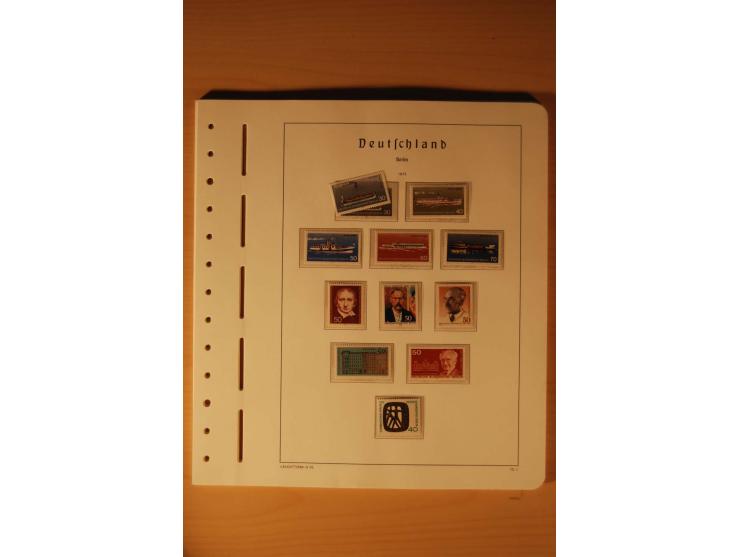 1946/91, ungebrauchte/postfrische und gestempelte Sammlung, dabei Bund und Berlin vielfach mit den frühen Ausgaben, dazu bess