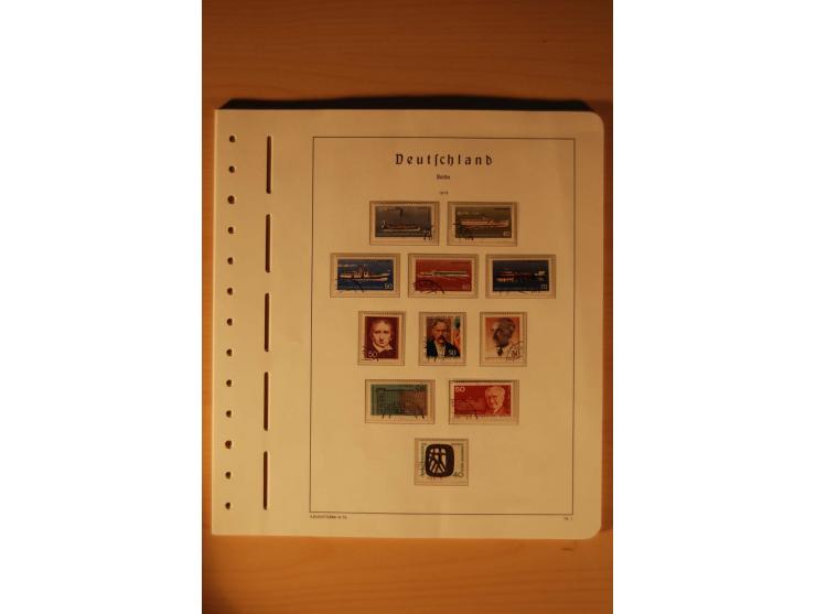 1946/91, ungebrauchte/postfrische und gestempelte Sammlung, dabei Bund und Berlin vielfach mit den frühen Ausgaben, dazu bess