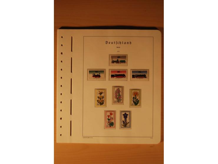 1946/91, ungebrauchte/postfrische und gestempelte Sammlung, dabei Bund und Berlin vielfach mit den frühen Ausgaben, dazu bess