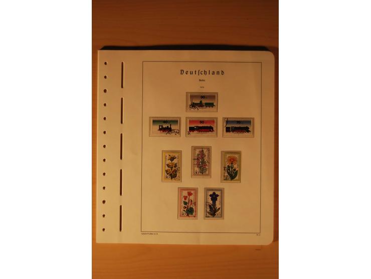 1946/91, ungebrauchte/postfrische und gestempelte Sammlung, dabei Bund und Berlin vielfach mit den frühen Ausgaben, dazu bess