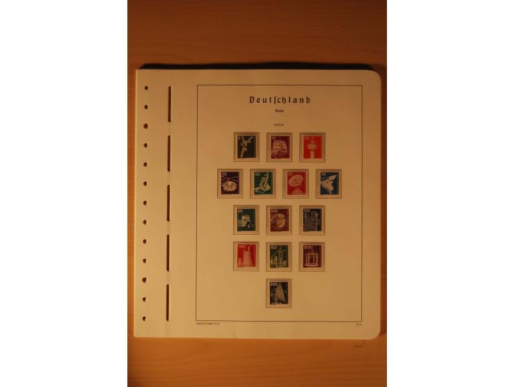 1946/91, ungebrauchte/postfrische und gestempelte Sammlung, dabei Bund und Berlin vielfach mit den frühen Ausgaben, dazu bess