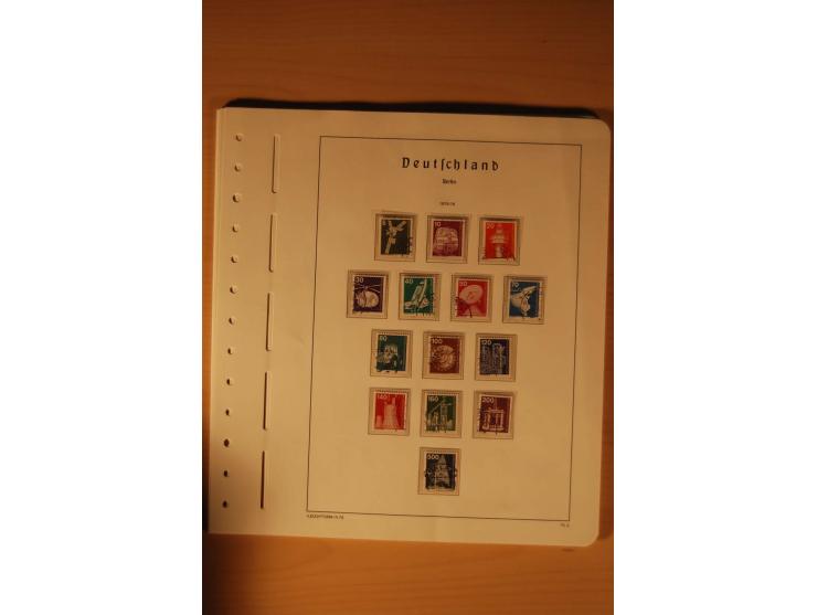 1946/91, ungebrauchte/postfrische und gestempelte Sammlung, dabei Bund und Berlin vielfach mit den frühen Ausgaben, dazu bess