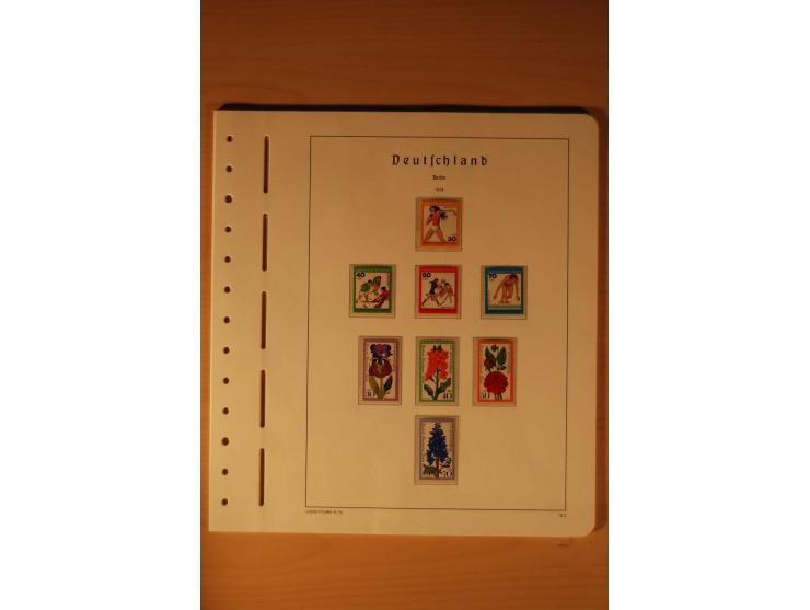 1946/91, ungebrauchte/postfrische und gestempelte Sammlung, dabei Bund und Berlin vielfach mit den frühen Ausgaben, dazu bess