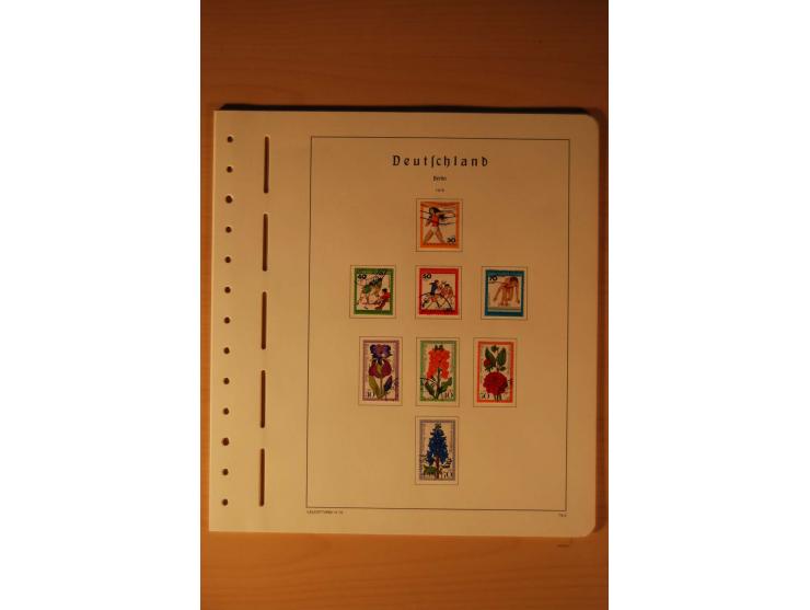1946/91, ungebrauchte/postfrische und gestempelte Sammlung, dabei Bund und Berlin vielfach mit den frühen Ausgaben, dazu bess
