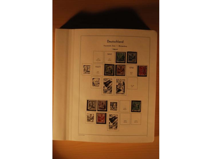 1946/91, ungebrauchte/postfrische und gestempelte Sammlung, dabei Bund und Berlin vielfach mit den frühen Ausgaben, dazu bess