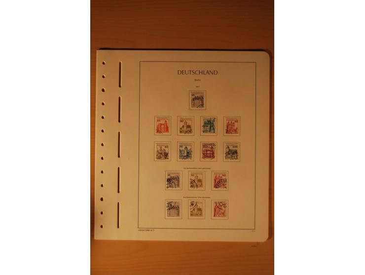 1946/91, ungebrauchte/postfrische und gestempelte Sammlung, dabei Bund und Berlin vielfach mit den frühen Ausgaben, dazu bess
