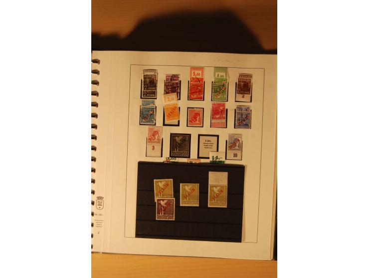 1946/91, ungebrauchte/postfrische und gestempelte Sammlung, dabei Bund und Berlin vielfach mit den frühen Ausgaben, dazu bess