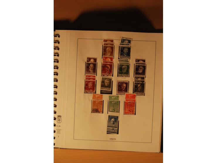 1946/91, ungebrauchte/postfrische und gestempelte Sammlung, dabei Bund und Berlin vielfach mit den frühen Ausgaben, dazu bess