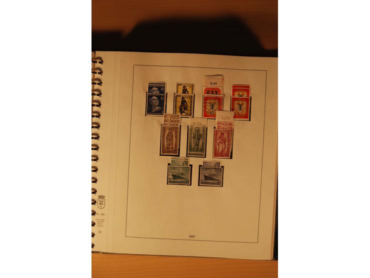 1946/91, ungebrauchte/postfrische und gestempelte Sammlung, dabei Bund und Berlin vielfach mit den frühen Ausgaben, dazu bess