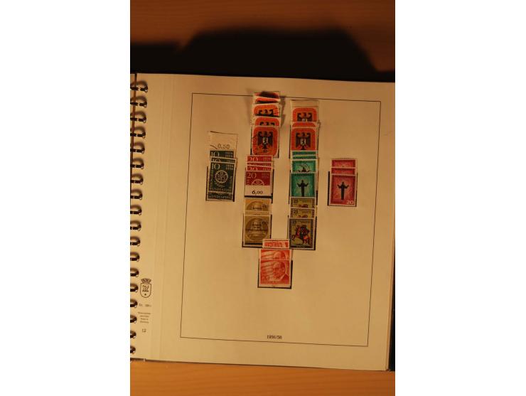 1946/91, ungebrauchte/postfrische und gestempelte Sammlung, dabei Bund und Berlin vielfach mit den frühen Ausgaben, dazu bess