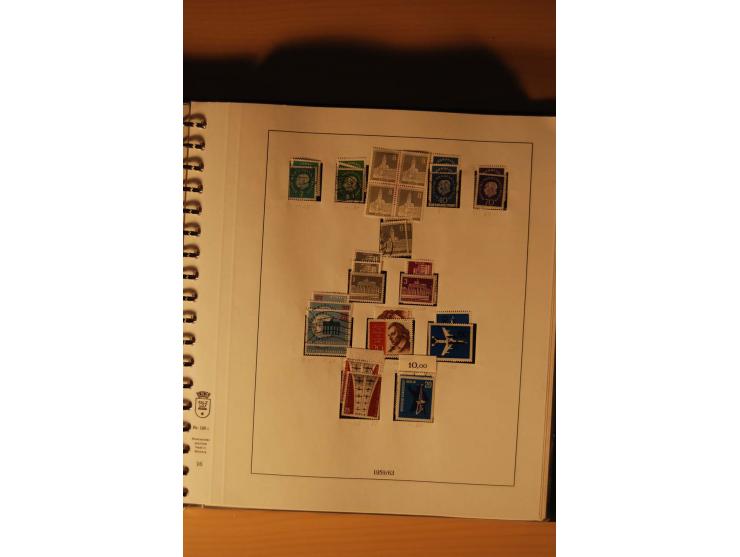 1946/91, ungebrauchte/postfrische und gestempelte Sammlung, dabei Bund und Berlin vielfach mit den frühen Ausgaben, dazu bess