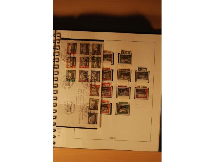 1946/91, ungebrauchte/postfrische und gestempelte Sammlung, dabei Bund und Berlin vielfach mit den frühen Ausgaben, dazu bess