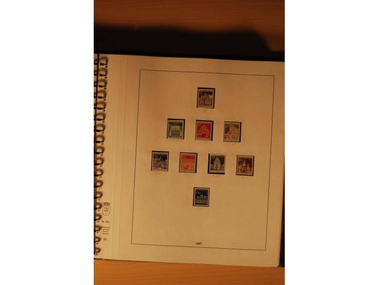 1946/91, ungebrauchte/postfrische und gestempelte Sammlung, dabei Bund und Berlin vielfach mit den frühen Ausgaben, dazu bess