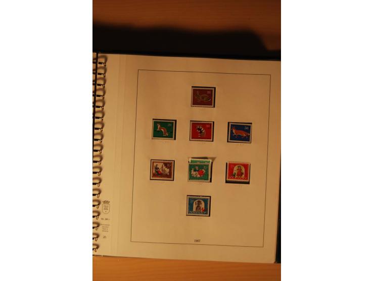 1946/91, ungebrauchte/postfrische und gestempelte Sammlung, dabei Bund und Berlin vielfach mit den frühen Ausgaben, dazu bess