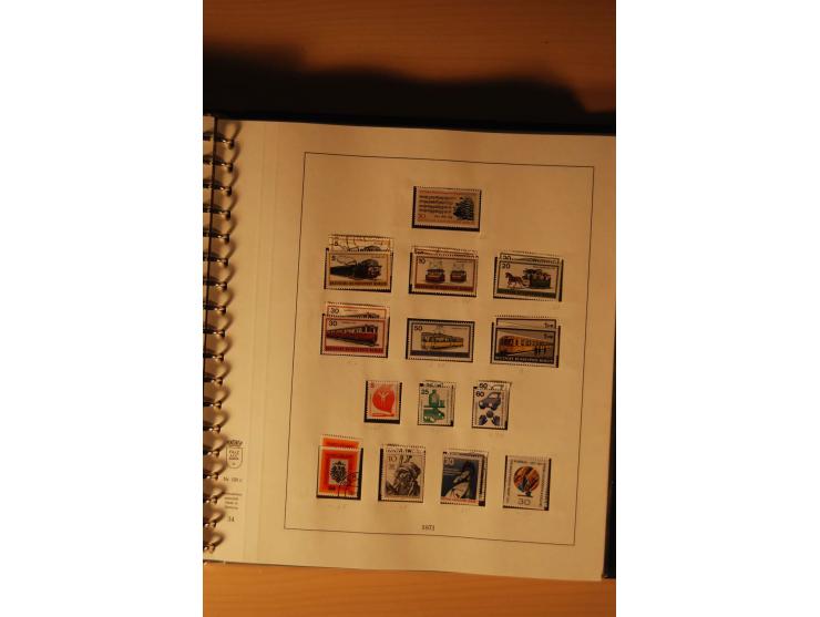 1946/91, ungebrauchte/postfrische und gestempelte Sammlung, dabei Bund und Berlin vielfach mit den frühen Ausgaben, dazu bess